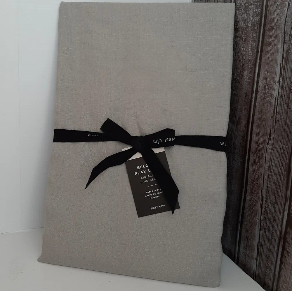 *West Elm 100% Belgian Linen 60